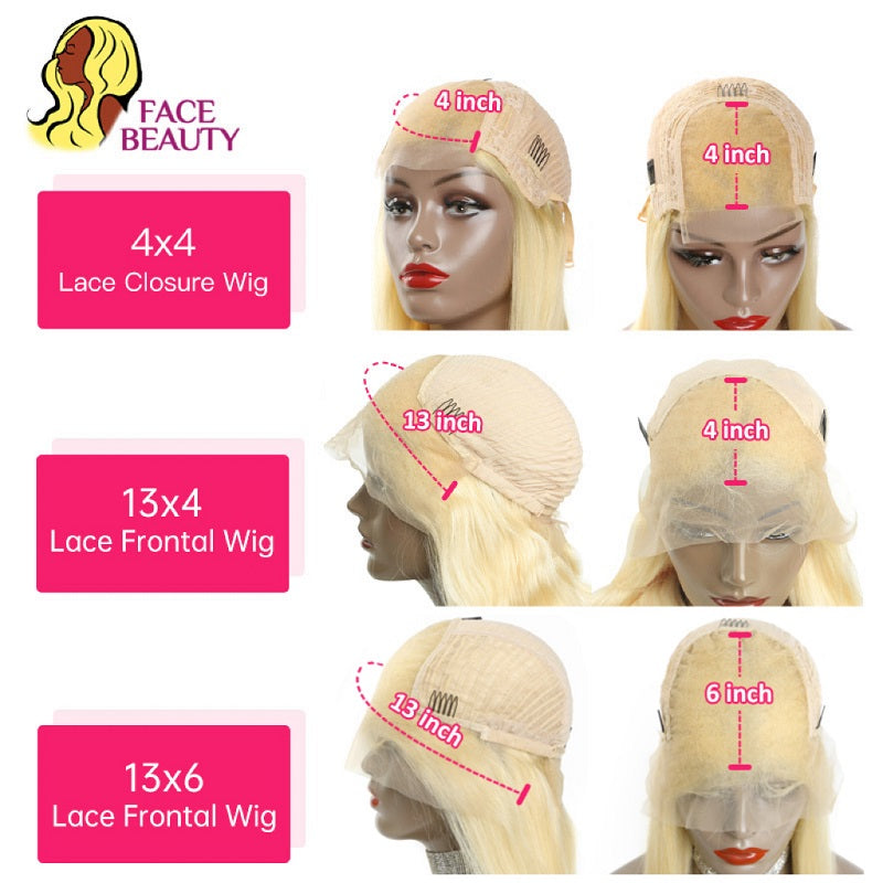 613 Lace Frontal Wigs Body Wave