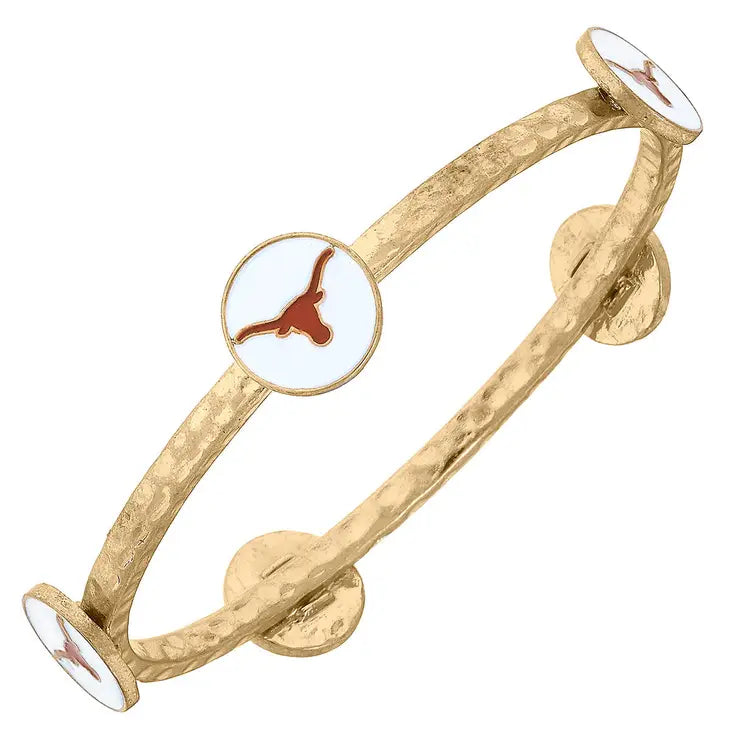 Longhorn Enamel Bangle