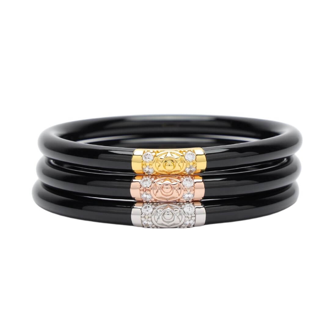 All Weather Bangles • Three Kings Black