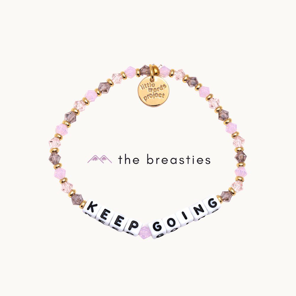 Keep Going Breast Cancer Bracelet - S/M