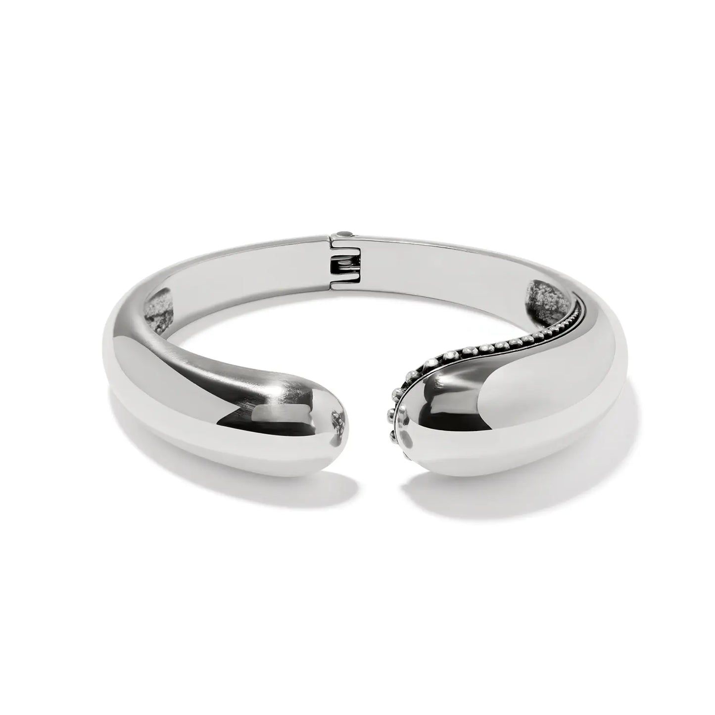 Pretty Tough Droplet Hinged Bangle Bracelet