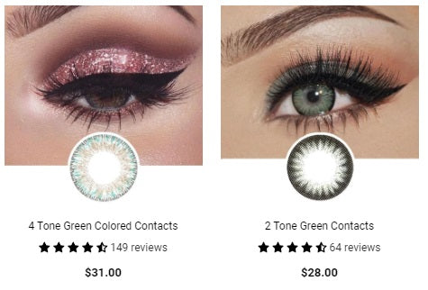 MISAKI GREEN LENSES 2