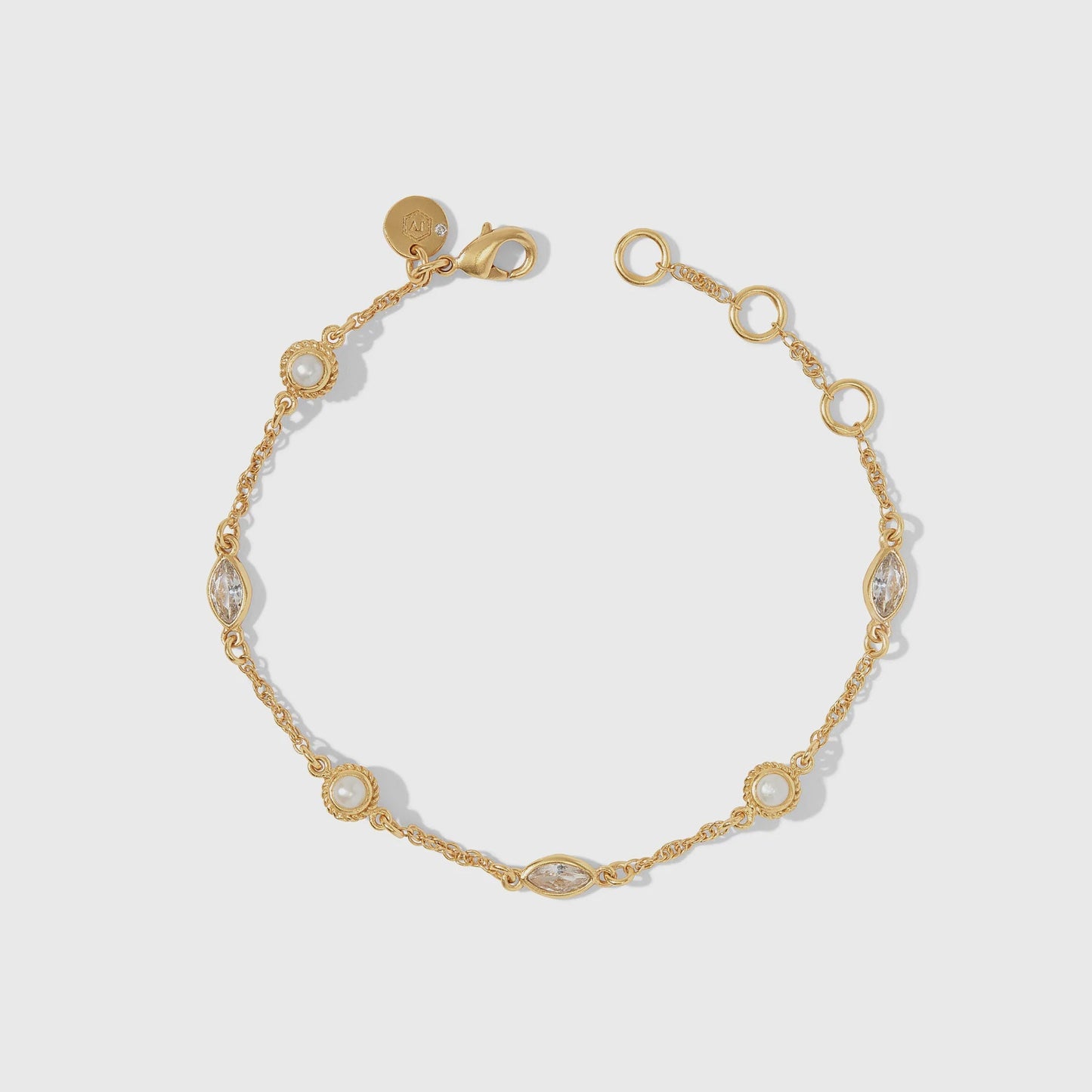 Monaco Delicate Bracelet CZ/Pearl