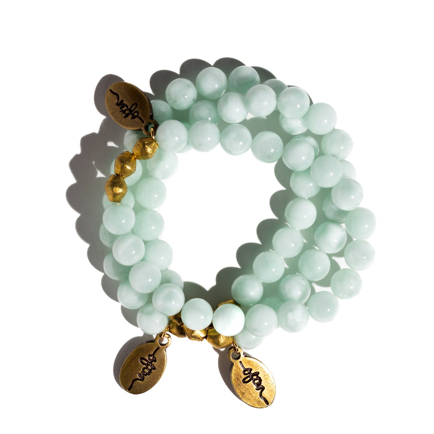 Mint Moonstone | Beaded Bracelet