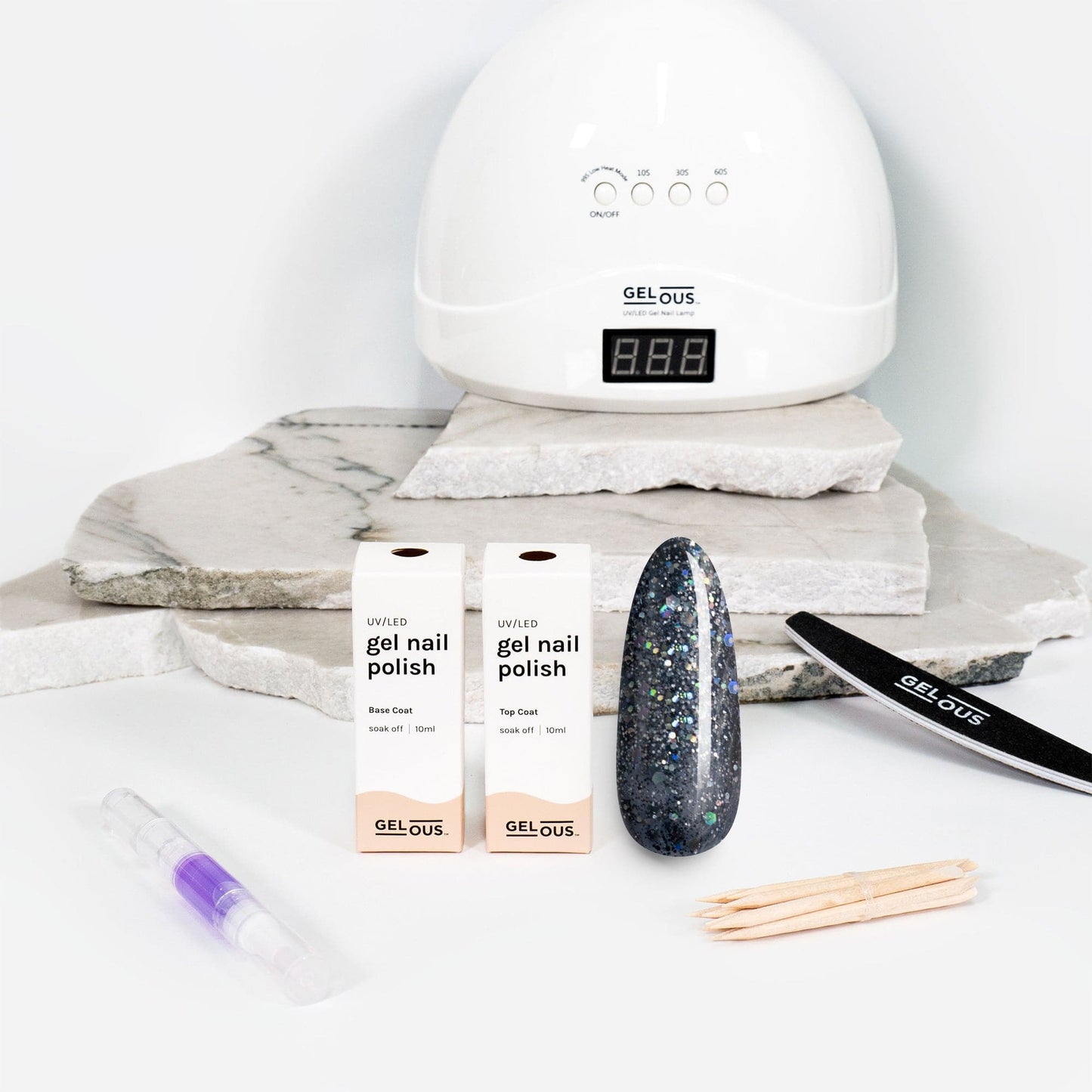 Gelous gel nail polish Black Magic Essentials Pack - photographed in New Zealand