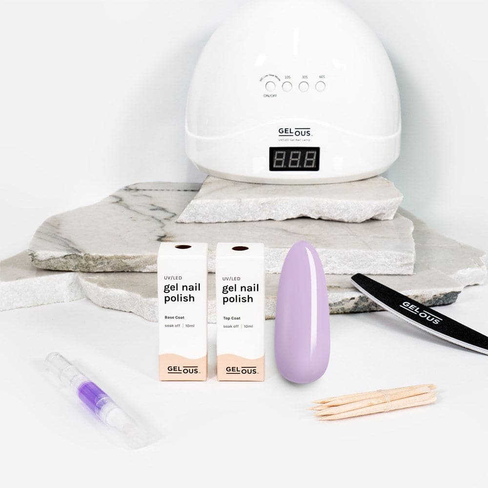 Gelous gel nail polish Lilacs in the Spring Essentials Pack - photographed in New Zealand