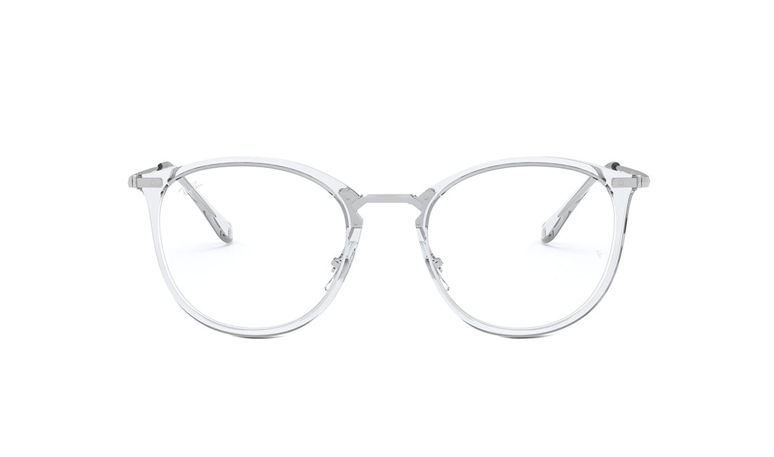 Frames Rayban 0RX7140 Black, Clear, Frames, Medium, Mens, Oval, Plastic, Prescription, Rayban, Small, Unisex, Womens