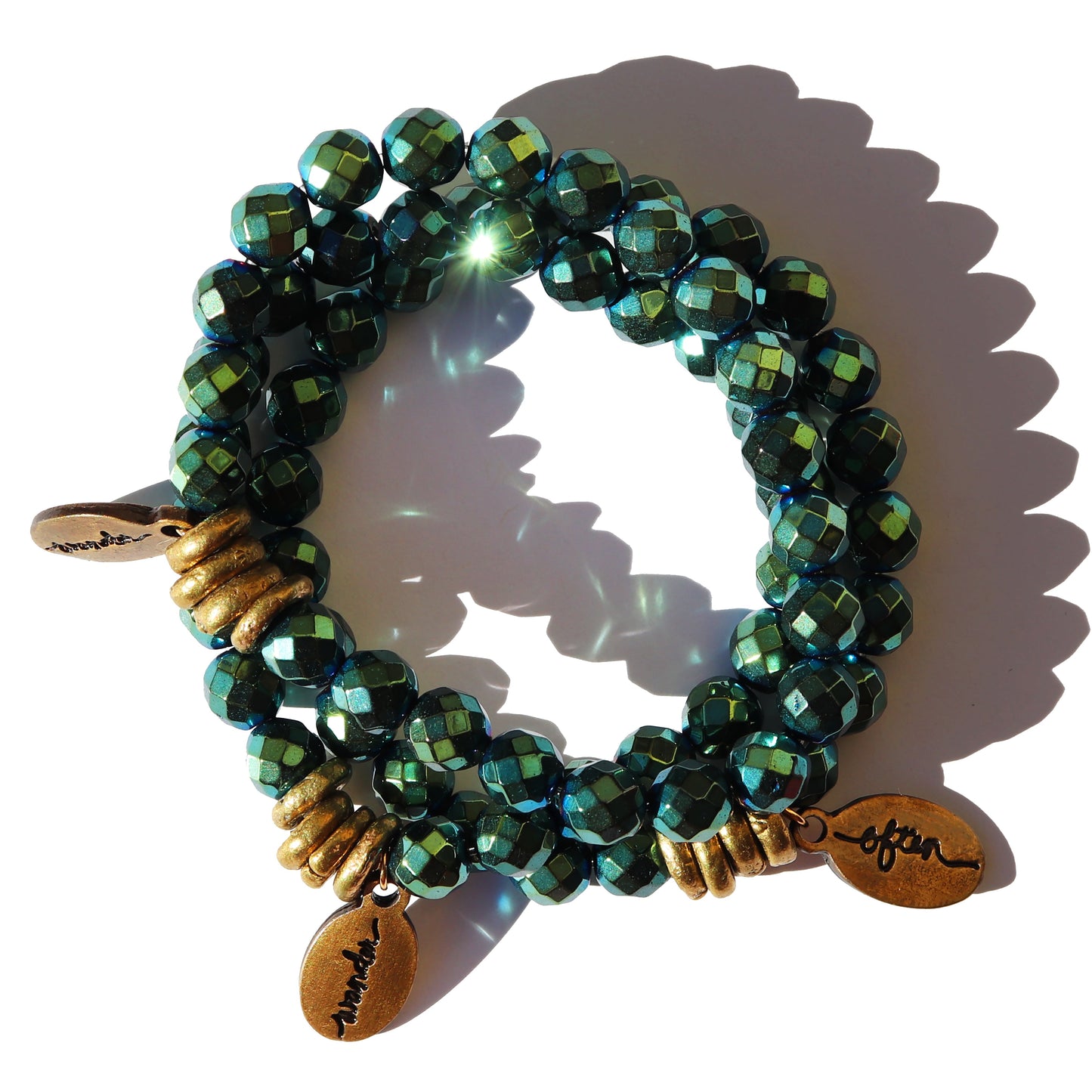 Siren Hematite | Beaded Bracelet