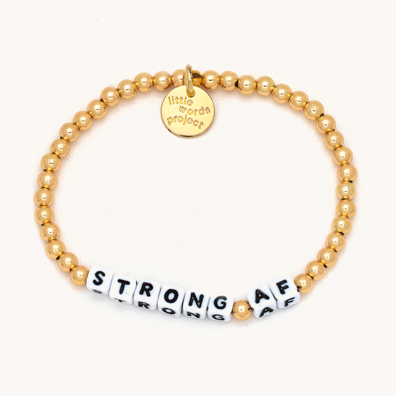 Solid Gold Filled Strong AF Bracelet - S/M