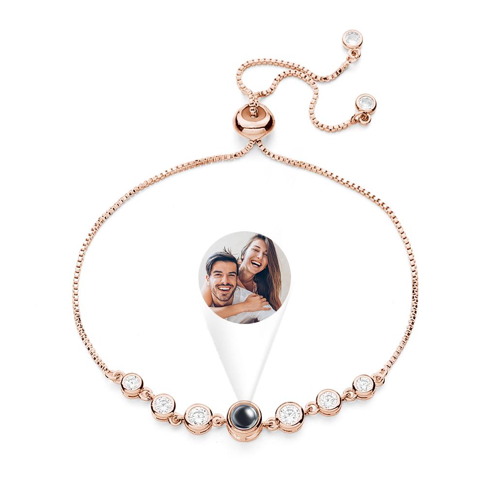 Custom Projection Bracelet Diamond Chain Simple Gift