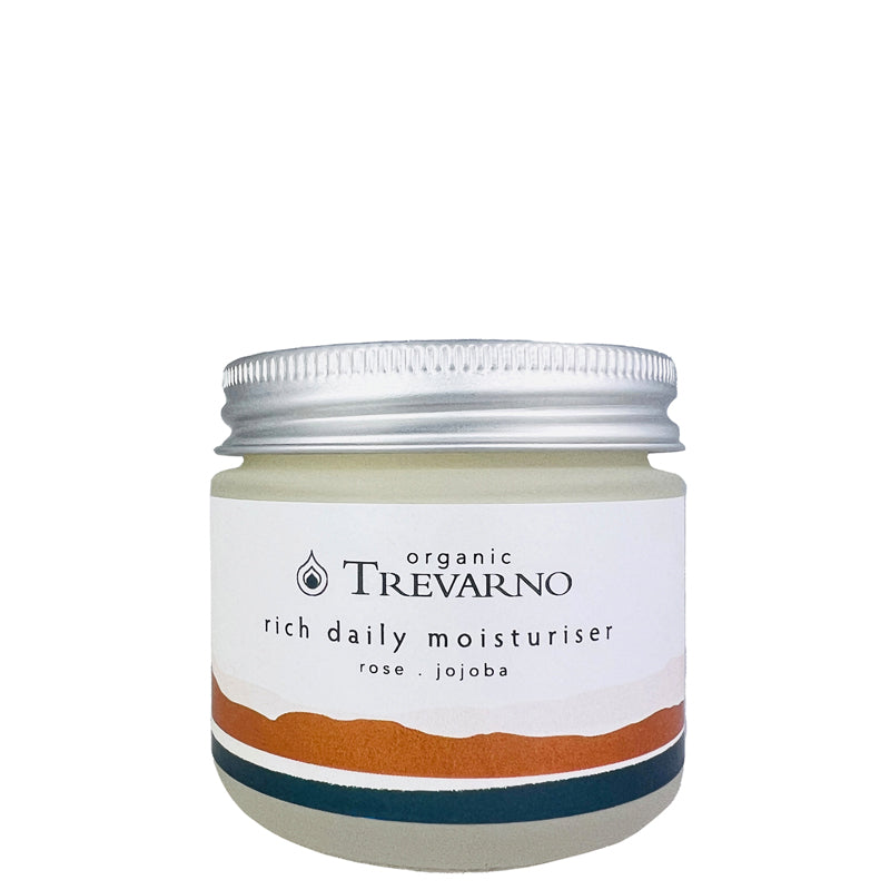 Trevarno Rich Daily Moisturiser 60ml (formerly Rose & Jojoba Moisturiser)