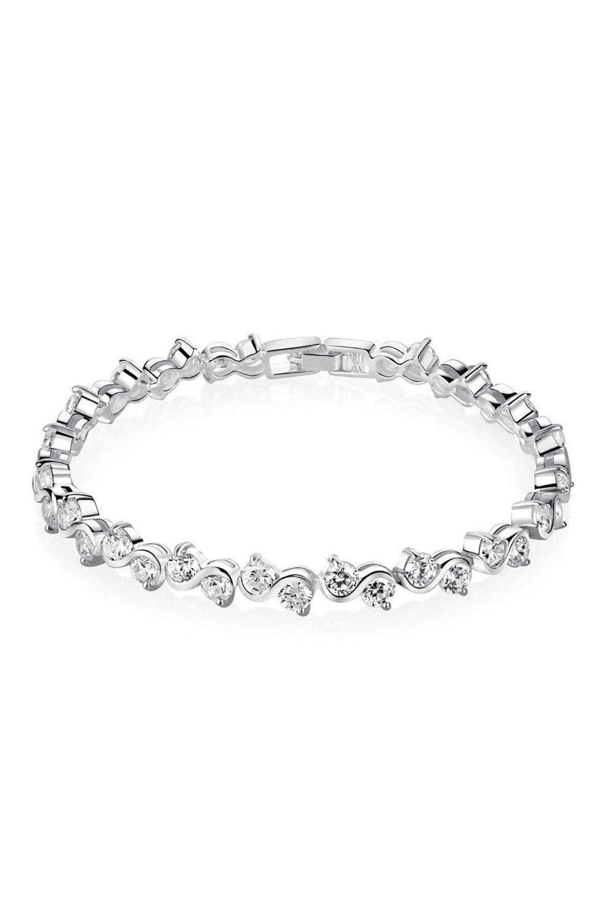 Carraig Donn Bracelet Clear CZ Stones