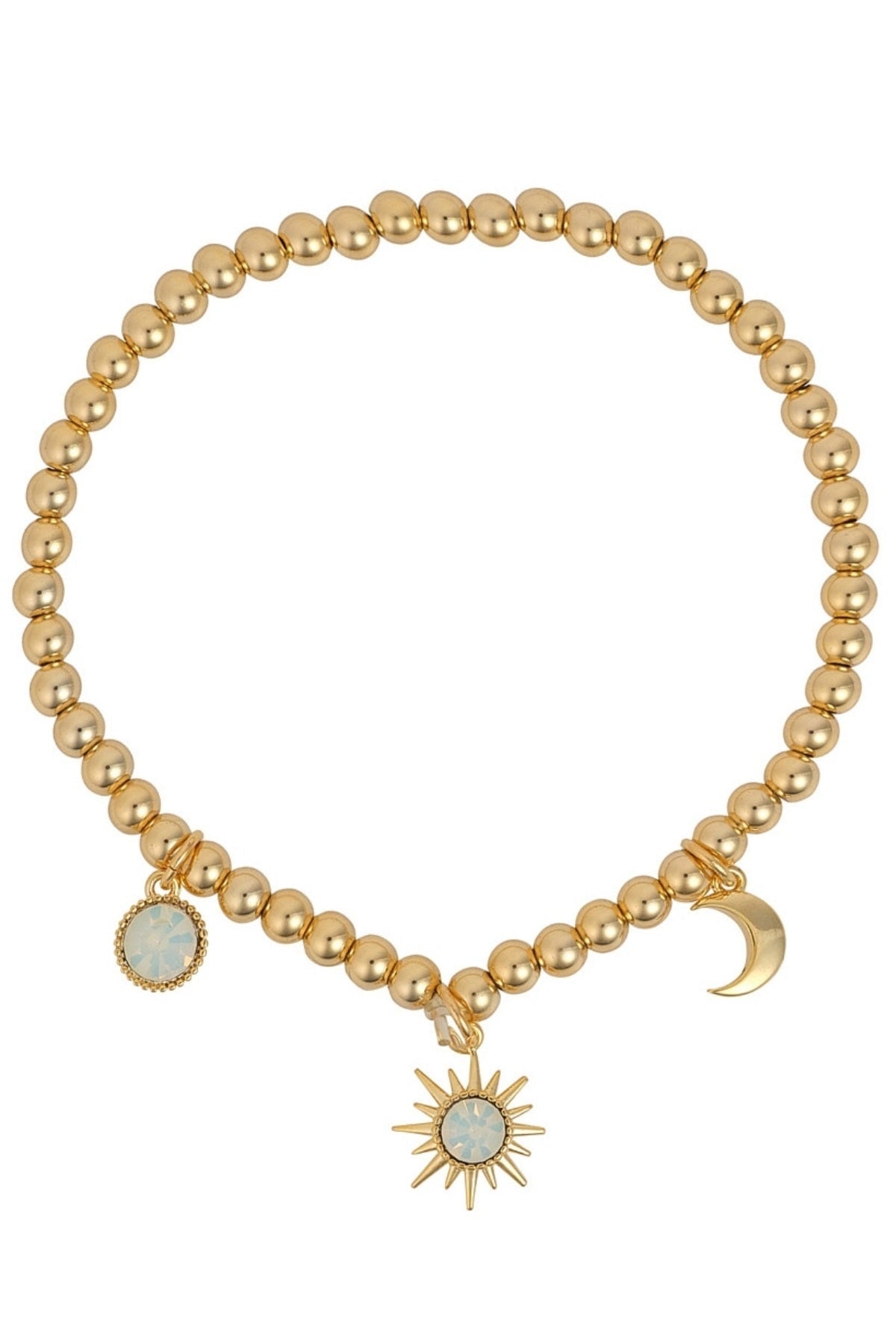 White Opal Crystal Sunshine Bracelet