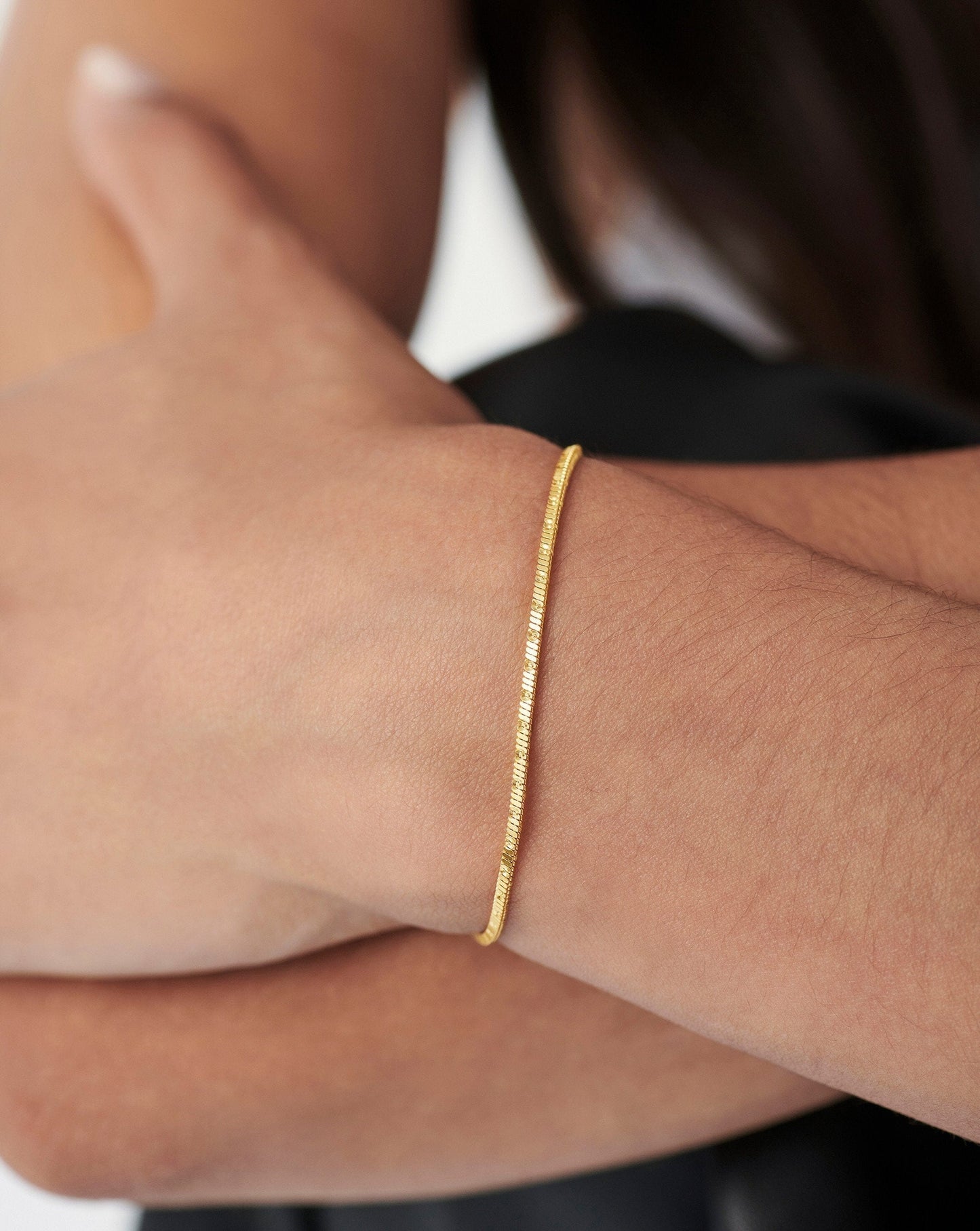 Dotted Snake Chain Bracelet