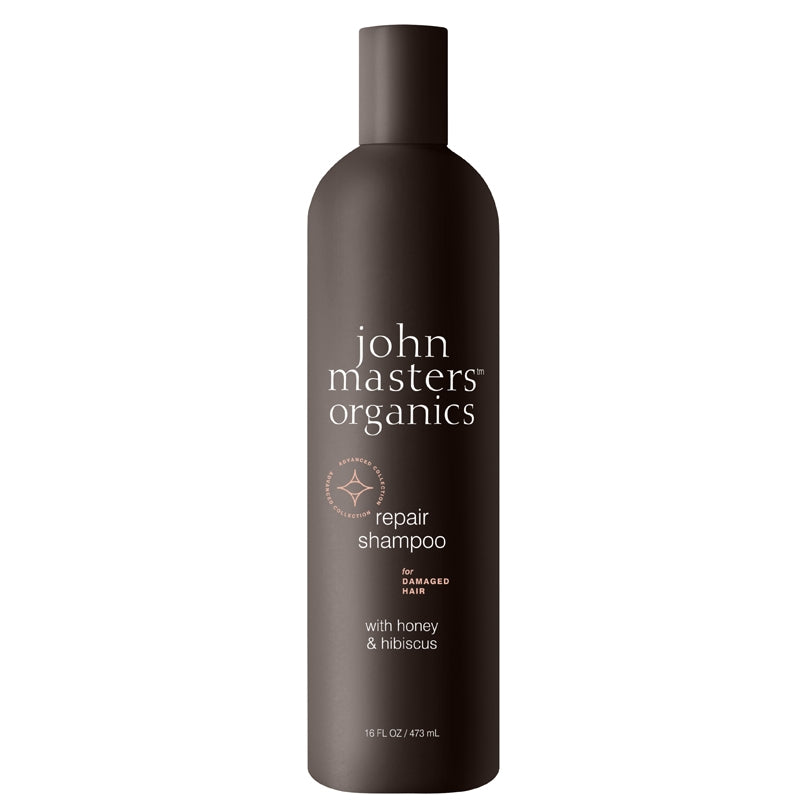 John Masters Organics Repair Shampoo for Damaged Hair with Honey & Hibiscus