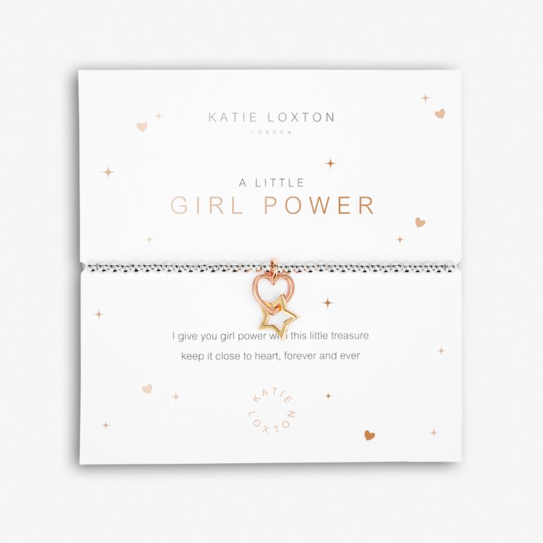 A Little 'Girl Power' Silver Bracelet