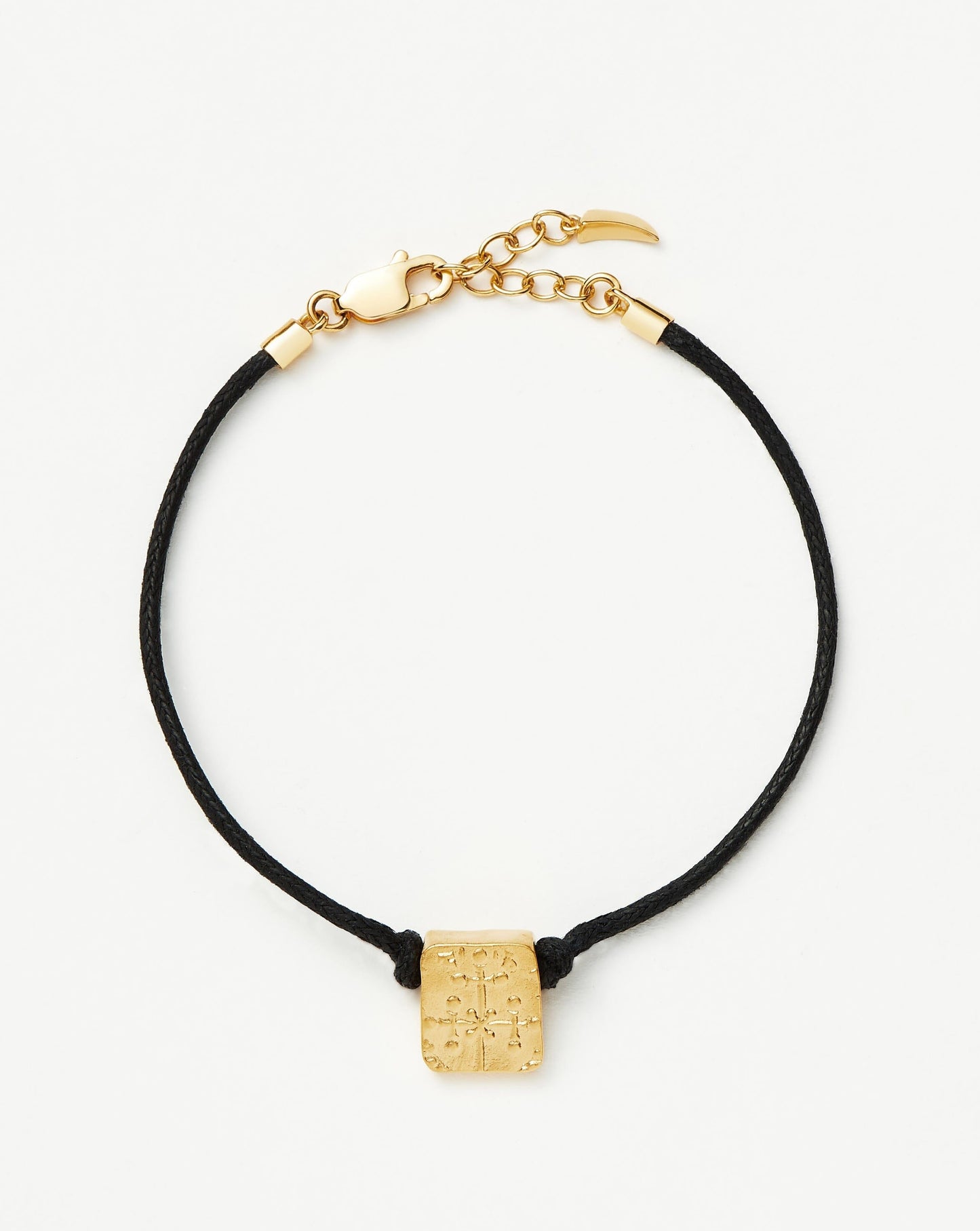Lucy Williams Byzantine Coin Cord Bracelet | 18ct Gold Plated Vermeil