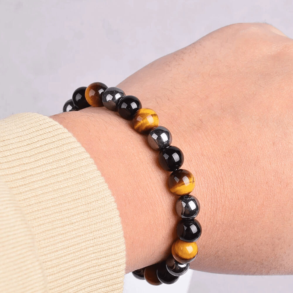 Lymphatic Drainage TigerEye Bracelet. Shop Bracelets on Mounteen. Worldwide shipping available.