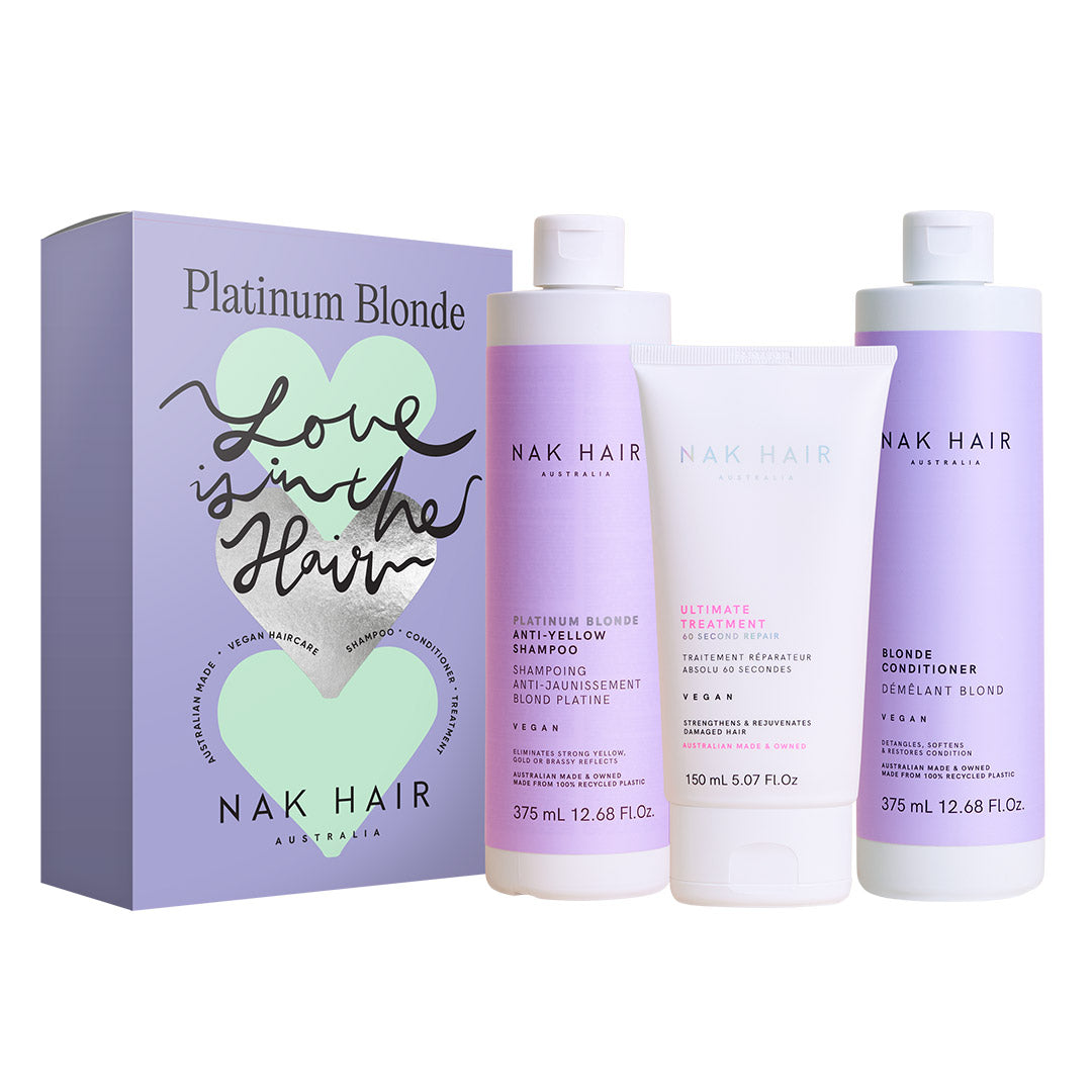 NAK Hair Platinum Blonde Trio Pack