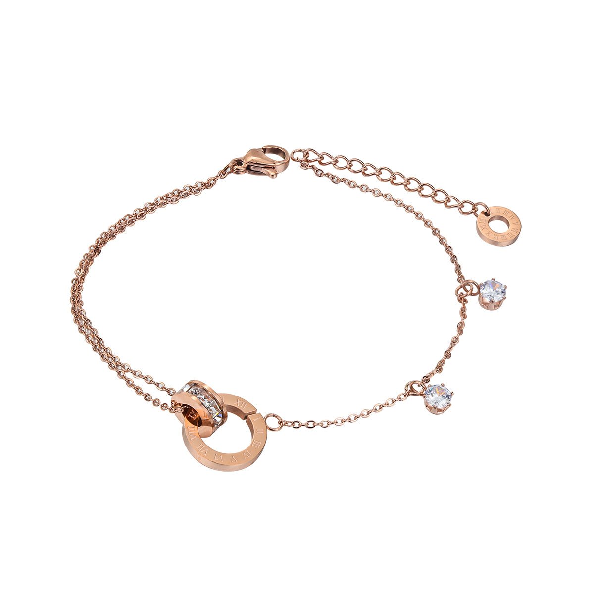 Roman Digitals Rose Gold Bracelet