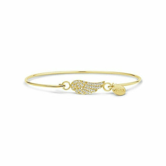 Pave Icon Bracelet Pave Wing Gold