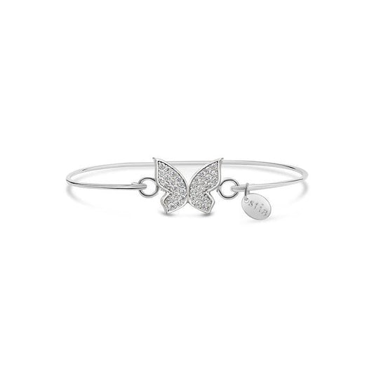 Spread Your Wings Butterfly Bracelet Silver