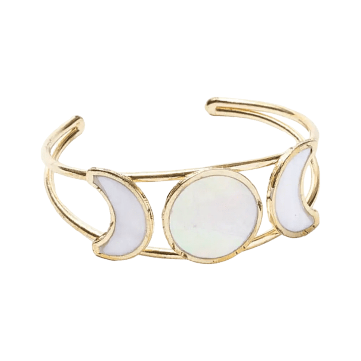 Chandra Moon Phase Cuff Bracelet