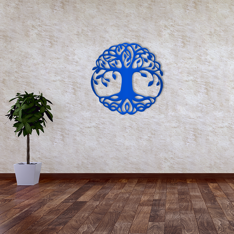 Tree Of Life Metal Monogram