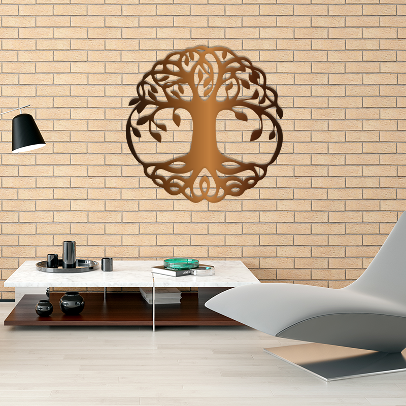 Tree Of Life Metal Monogram