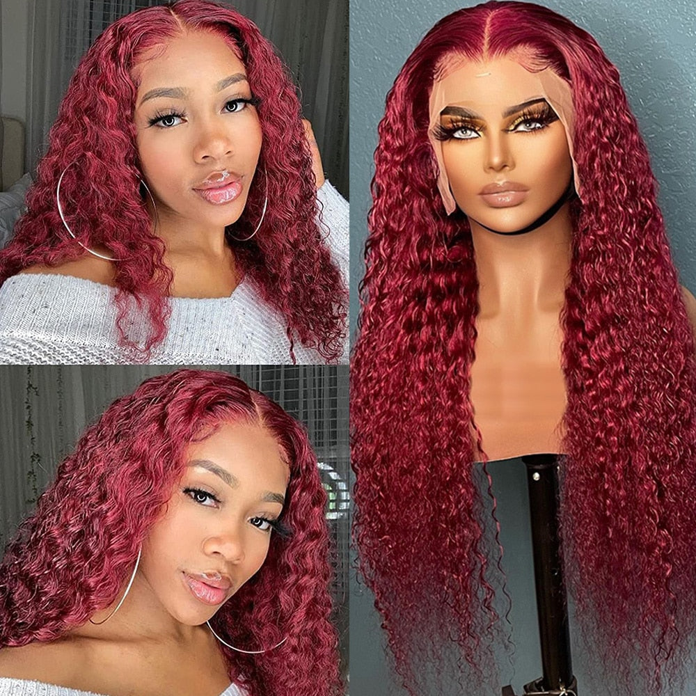 Deep Curly Lace Frontal Wig