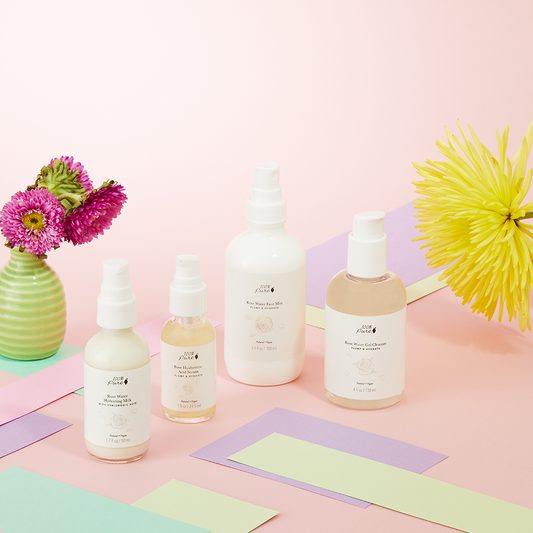 Rose Water + Hyaluronic Acid Hydrating Skincare