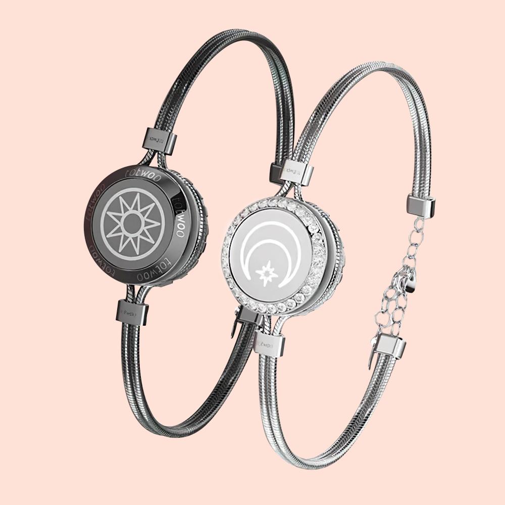 Long Distance Love Couple Remote Interactive Induction Bracelet Smart Ring Valentine's Day Gift