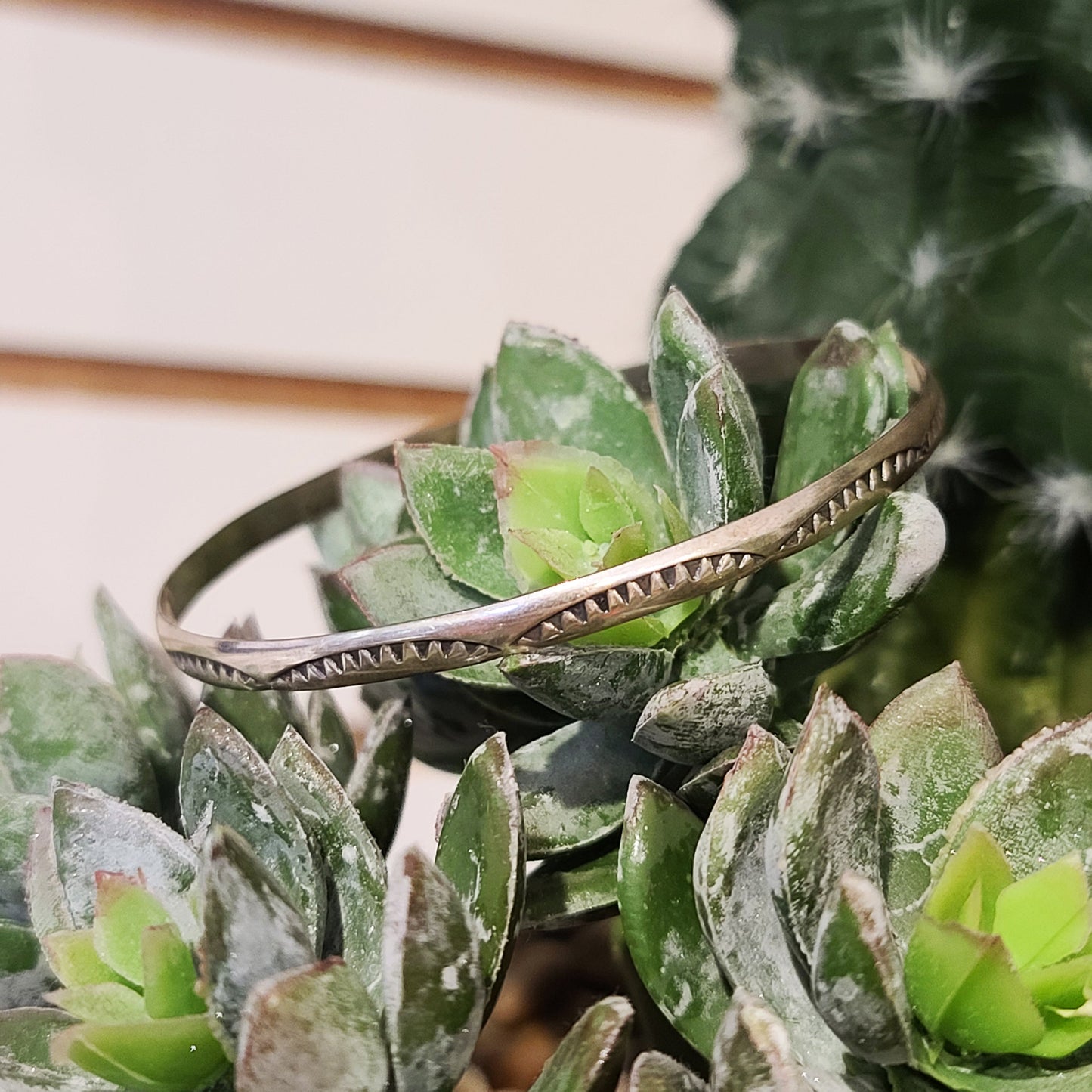 Dainty Silver Bangle