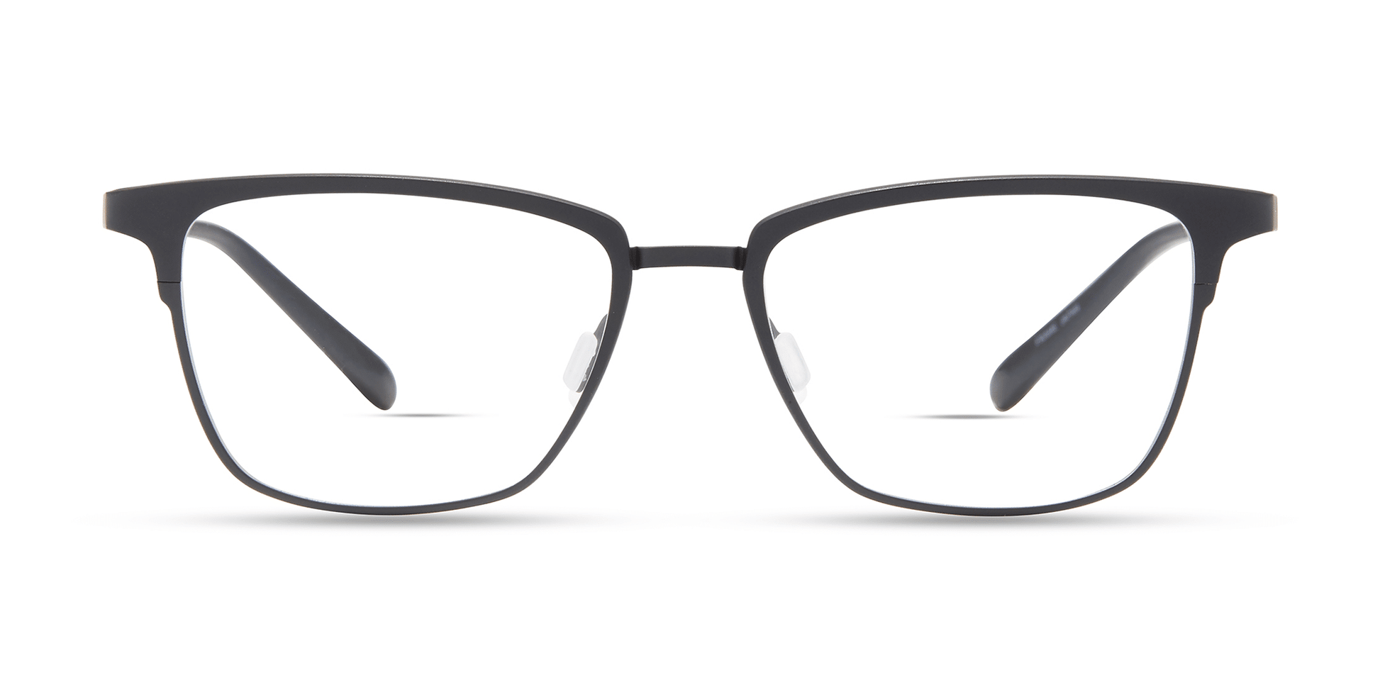 modo 4243 optical prescription eyewear glasses women ladies female rectangle upswept titanium made in japan strong durable long lasting black gold