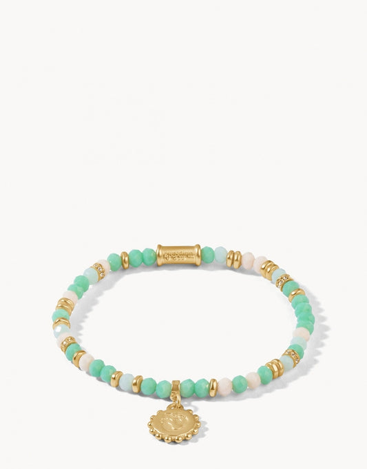 Stretch Bracelet • Turquoise + Mermaid