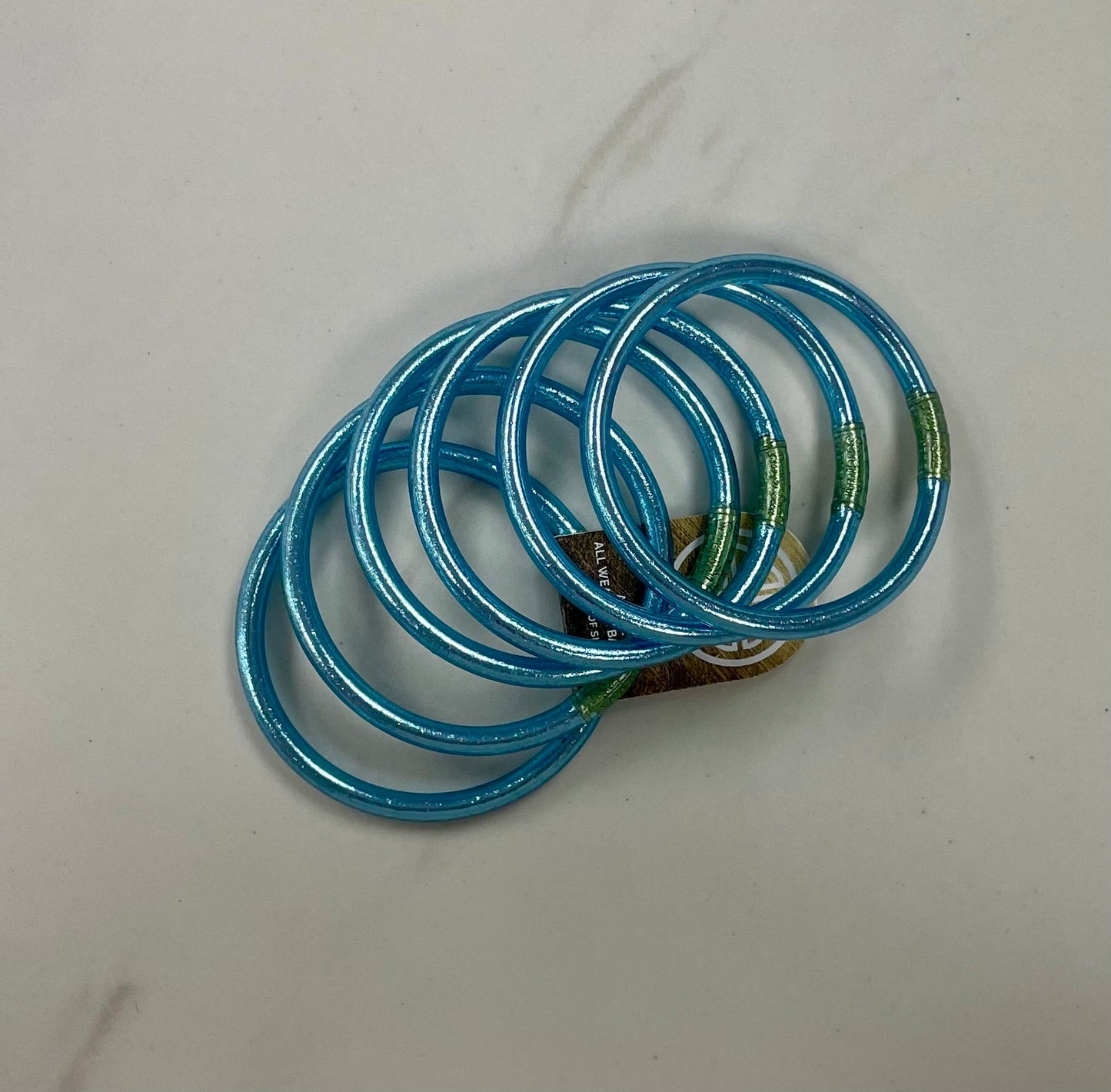 All Weather Bangles • Azure