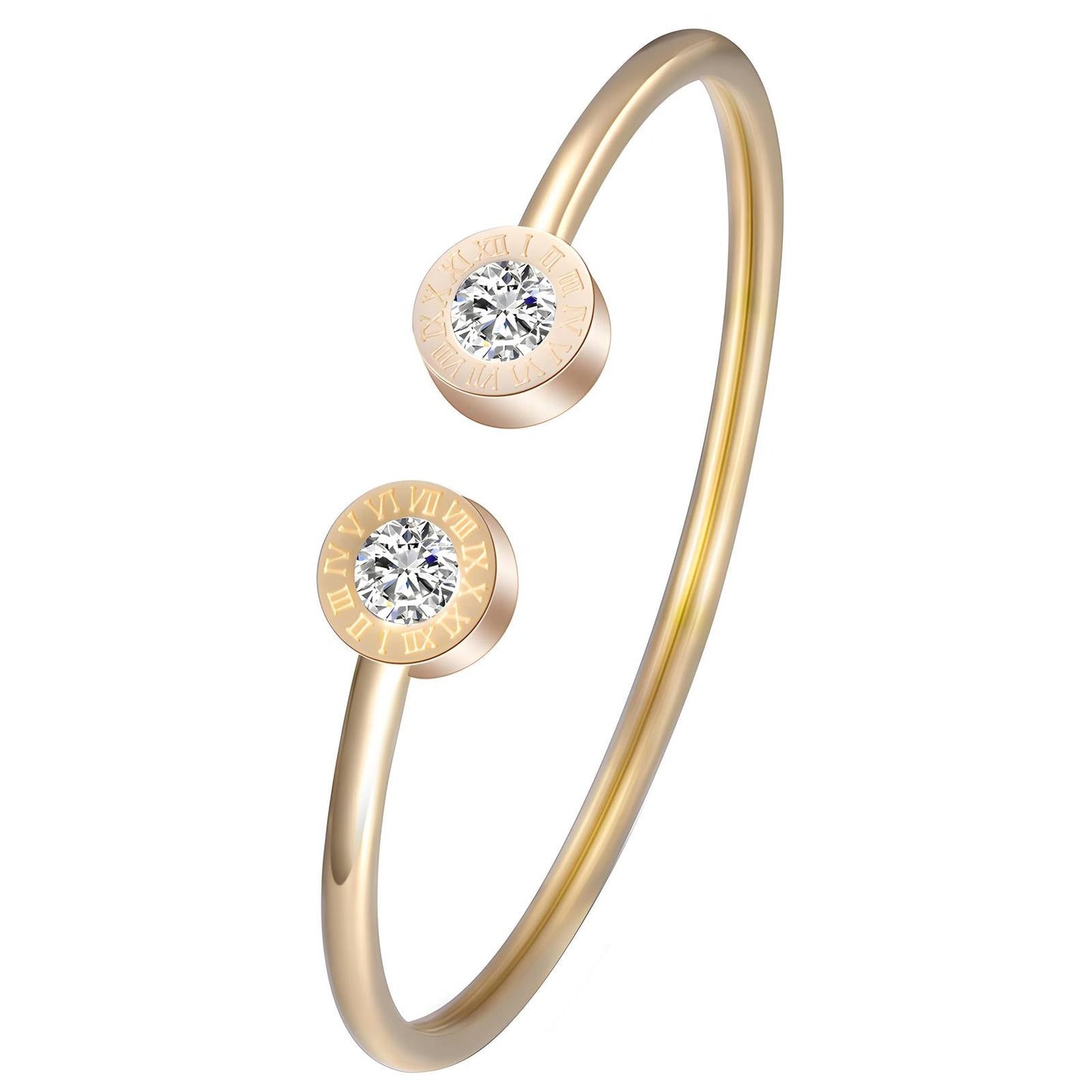 18K gold plated Stainless steel  Inspired bracelet, Intensity