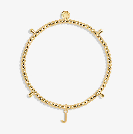 Alphabet A Little - J - Gold