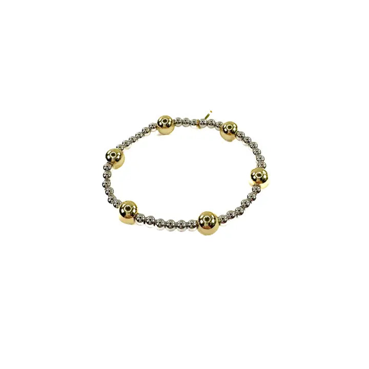 Mixed Metal Gold Filled Bracelet