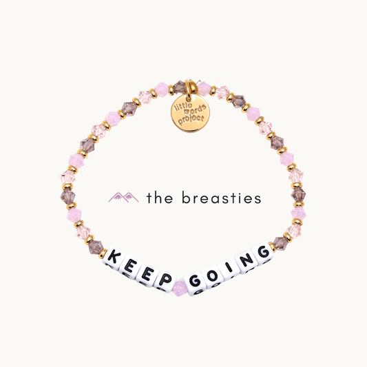 Keep Going Breast Cancer Bracelet - S/M