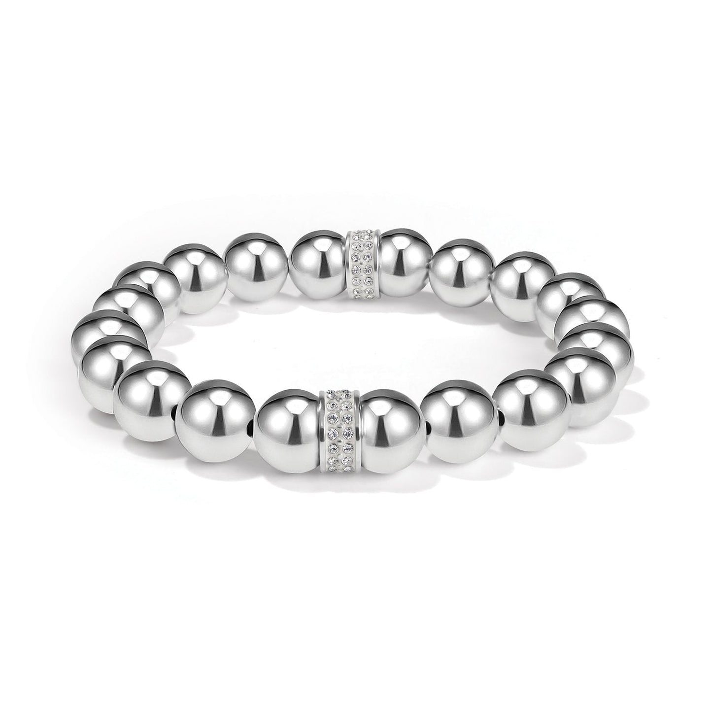 Meridian Silver Stretch Bracelet