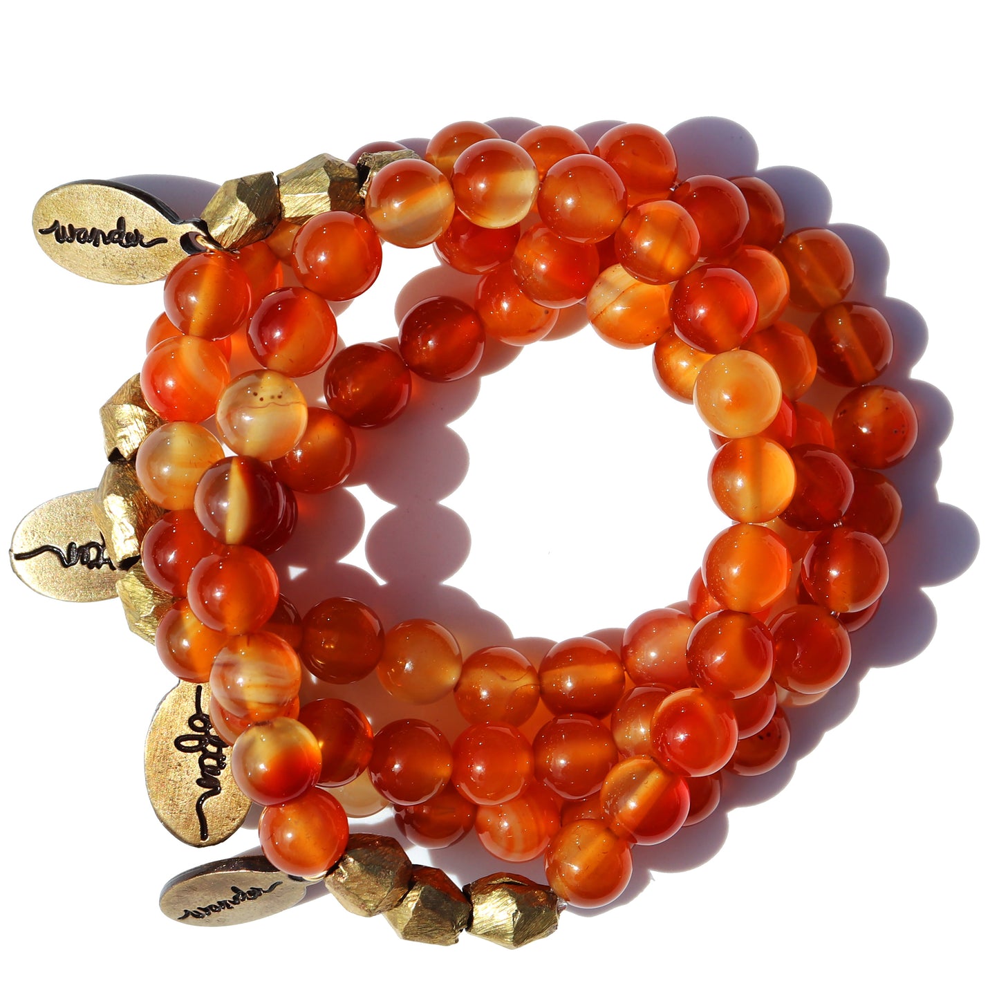 Carnelian | Beaded Bracelet