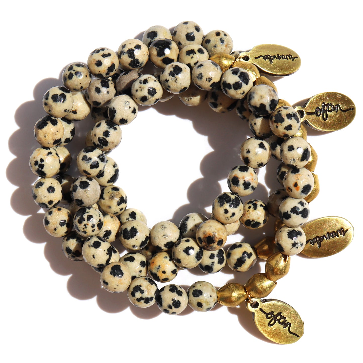 Dalmatian Jasper | Beaded Bracelet