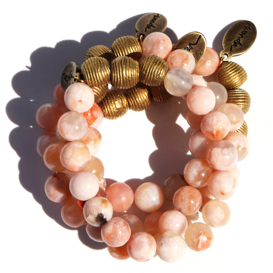 Flower Agate | Beaded Bracelets