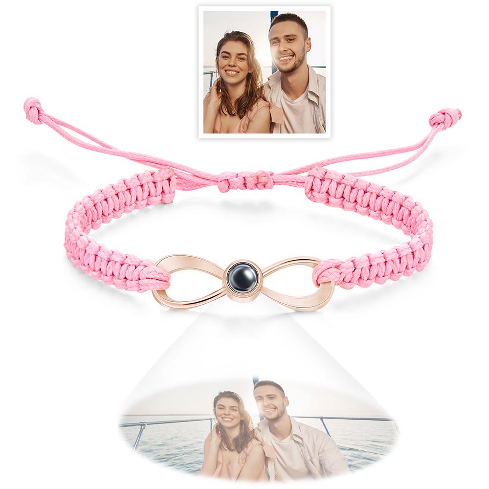 Custom Projection Photo Bracelet Creative Simple Gifts for Couple