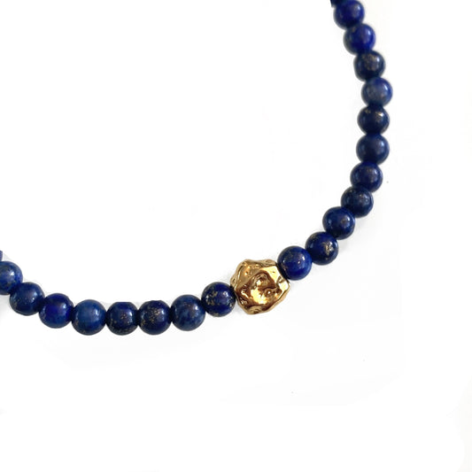 Gemstone Lapis Bracelet