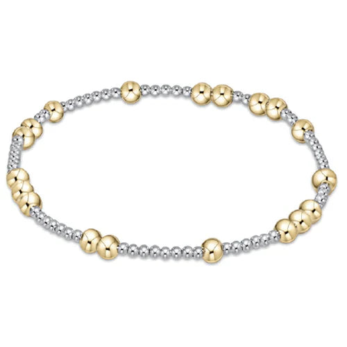 Hope Unwritten 4mm Bead Bracelet - Mixed Metal