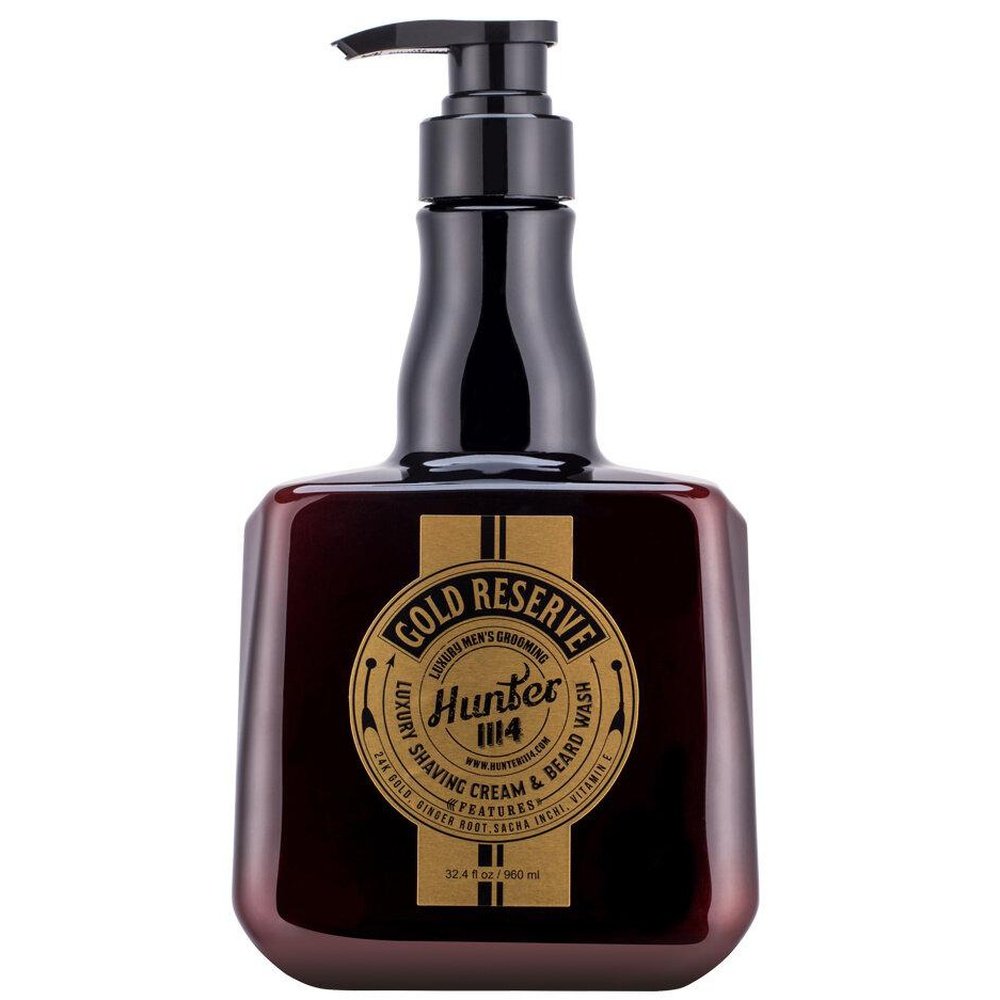 Hunter Gold Reserve Shaving Cream Beard Wash