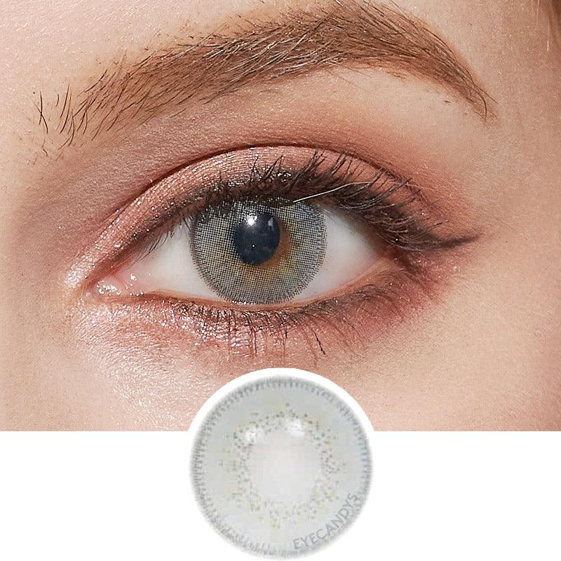 Innovision Luxury Dark Grey Natural Color Contact Lens for Dark Eyes - EyeCandys
