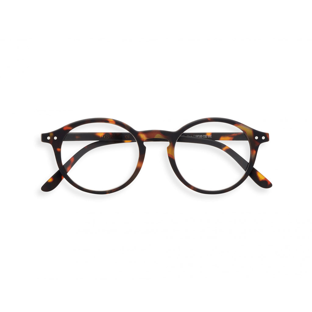 Izipizi Reading Glasses D in Tortoise front view